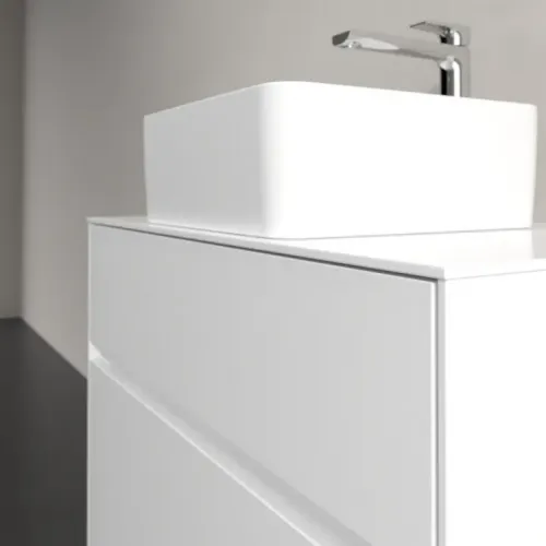 Villeroy & Boch Collaro Тумба под раковину, 2 выдвижных ящика, 800 x 548 x 500 mm, Glossy White / Glossy White C03700DH