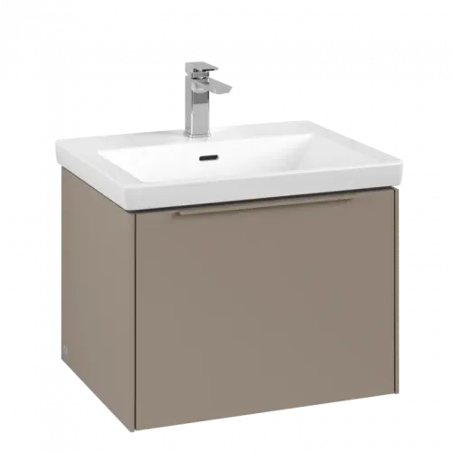 Villeroy & Boch Subway 3.0 Тумба под раковину, 1 выдвижной ящик, 572 x 429 x 478 mm, Taupe C57702VM