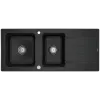 Villeroy & Boch Architectura 80 Мойка, включая Комплект слива с эксцентриком, выкл Керамика, 1160 x 510 mm, Ebony CeramicPlus 338002S5