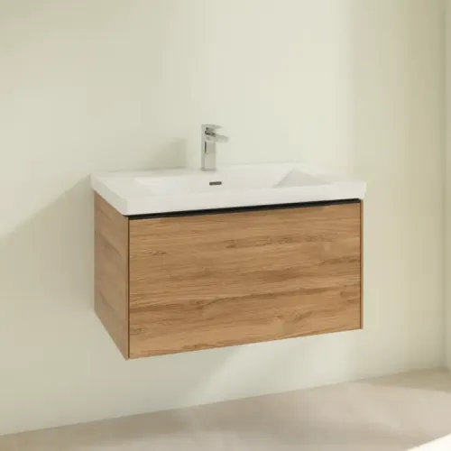 Villeroy & Boch Subway 3.0 Тумба под раковину, 1 выдвижной ящик, 772 x 429 x 478 mm, Oak Kansas C57301RH