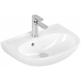 Villeroy & Boch O.novo Раковина компактная, 500 x 380 x 160 mm, Альпийский белый, с переливом 43405001