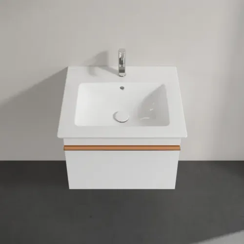 Villeroy & Boch Venticello Тумба под раковину, 1 выдвижной ящик, 553 x 420 x 502 mm, Glossy White / Glossy White A93205DH