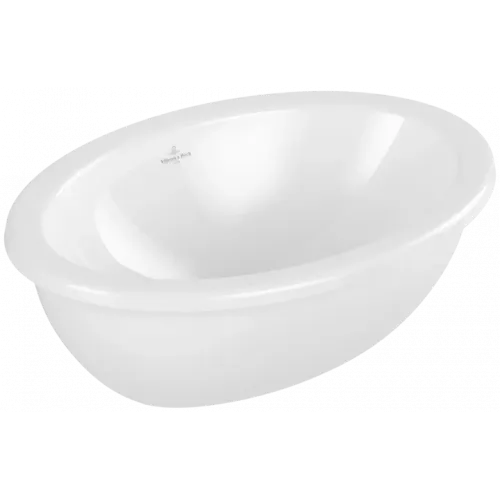 Villeroy & Boch Loop & Friends Встраиваемая раковина, 505 x 360 x 185 mm, Альпийский белый, с переливом, нешлифованный 4A610001