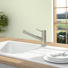 Villeroy & Boch Como Window Однорычажный смеситель для мойки Однорычажный смеситель для мойки, выкл Нержавеющая сталь, Сплошная нержавеющая сталь 925700LC