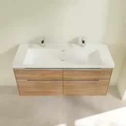 Villeroy & Boch Subway 3.0 Тумба под раковину, 4 выдвижных ящика, 1272 x 576 x 478 mm, Oak Kansas C60200RH