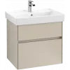 Villeroy & Boch Collaro Тумба под раковину, 2 выдвижных ящика, 604 x 546 x 444 mm, Soft Grey C00900VK