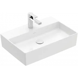 Villeroy & Boch Memento 2.0 Раковина для установки на столешницу, 600 x 420 x 140 mm, Альпийский белый, без перелива 4A076101