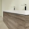 Villeroy & Boch Subway 3.0 Тумба под раковину, с подсветкой, 2 выдвижных ящика, 1272 x 429 x 478 mm, Stone Oak C601L0RK