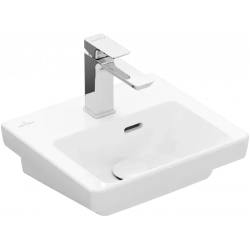 Villeroy & Boch Subway 3.0 Раковина компактная, 370 x 305 x 130 mm, Альпийский белый CeramicPlus, с переливом 437037R1