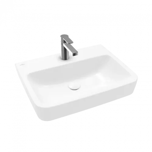 Villeroy & Boch O.novo Pаковина, 600 x 460 x 175 mm, Альпийский белый, без перелива, задняя сторона и нижняя сторона шлифованные 4A416L01