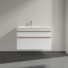 Villeroy & Boch Venticello Тумба под раковину, 2 выдвижных ящика, 953 x 590 x 502 mm, Glossy White / Glossy White A92705DH