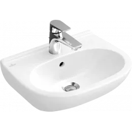 Villeroy & Boch O.novo Раковина компактная, 550 x 370 x 195 mm, Альпийский белый, с переливом 51665501