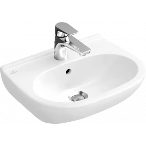 Villeroy & Boch O.novo Раковина компактная, 550 x 370 x 195 mm, Альпийский белый, с переливом 51665501
