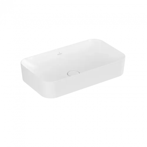 Villeroy & Boch Finion Раковина для установки на столешницу, 600 x 350 x 115 mm, Stone White CeramicPlus, без перелива 414361RW