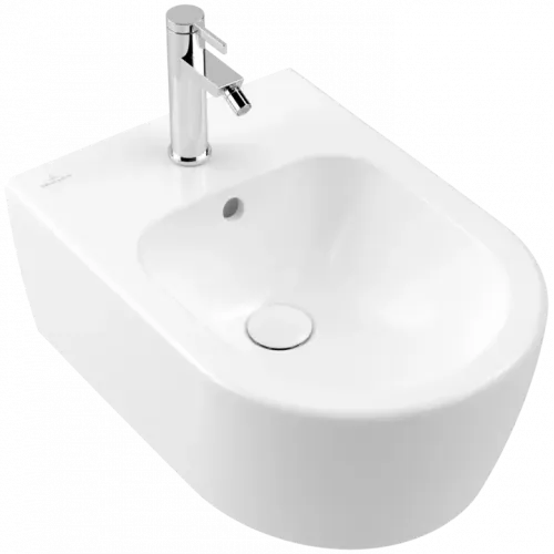 Villeroy & Boch Avento Биде, настенный, 370 x 530 mm, Stone White CeramicPlus 540500RW