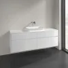 Villeroy & Boch Collaro Тумба под раковину, 4 выдвижных ящика, 1600 x 548 x 500 mm, Glossy White / Glossy White C12000DH