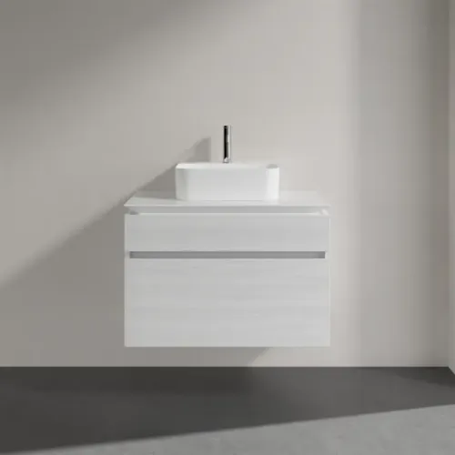Villeroy & Boch Legato Тумба под раковину, 2 выдвижных ящика, 800 x 550 x 500 mm, White Wood / White Wood B73400E8