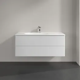 Villeroy & Boch Antao Тумба под раковину, 2 выдвижных ящика, 1188 x 504 x 492 mm, лицевая поверхность без текстурированной отделки, Glossy White Lacquer K06000GF