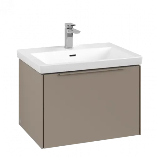 Villeroy & Boch Subway 3.0 Тумба под раковину, 1 выдвижной ящик, 622 x 429 x 478 mm, Taupe C57502VM
