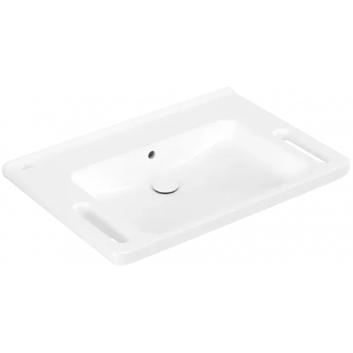 Villeroy & Boch ViCare Pаковина ViCare, 800 x 550 x 180 mm, Альпийский белый, с переливом 4A688201