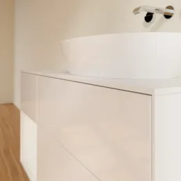 Villeroy & Boch Finion Тумба под раковину, с подсветкой, 3 выдвижных ящика, 1200 x 603 x 501 mm, Glossy White Lacquer / Glossy White Lacquer FA41GFGF