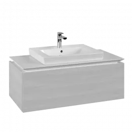 Villeroy & Boch Legato Тумба под раковину, 1 выдвижной ящик, 1000 x 380 x 500 mm, White Wood / White Wood B68000E8