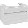 Villeroy & Boch Legato Тумба под раковину, 2 выдвижных ящика, 800 x 550 x 500 mm, White Wood / White Wood B67900E8