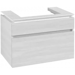 Villeroy & Boch Legato Тумба под раковину, 2 выдвижных ящика, 800 x 550 x 500 mm, White Wood / White Wood B67900E8
