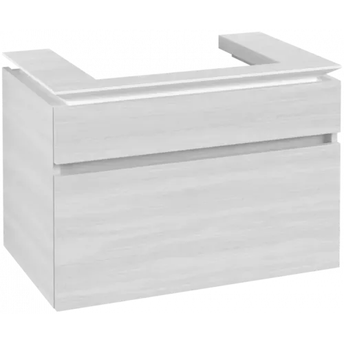 Villeroy & Boch Legato Тумба под раковину, 2 выдвижных ящика, 800 x 550 x 500 mm, White Wood / White Wood B67900E8