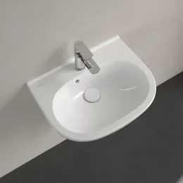 Villeroy & Boch O.novo Раковина компактная, 500 x 400 x 180 mm, Альпийский белый, с переливом 53605001