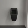 Villeroy & Boch Venticello Писсуар, с отверстиями для крепежа крышки, Скрытый подвод воды, 285 x 320 mm, Ebony CeramicPlus 5504R1S5