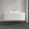 Villeroy & Boch Collaro Тумба под раковину, с подсветкой, 4 выдвижных ящика, 1600 x 548 x 500 mm, Glossy White / Glossy White C028B0DH