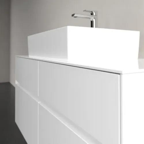 Villeroy & Boch Collaro Тумба под раковину, 4 выдвижных ящика, 1200 x 548 x 500 mm, Glossy White / Glossy White C12800DH