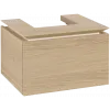 Villeroy & Boch Legato Тумба под раковину, 1 выдвижной ящик, 600 x 380 x 500 mm, Nordic Oak / Nordic Oak B73100VJ