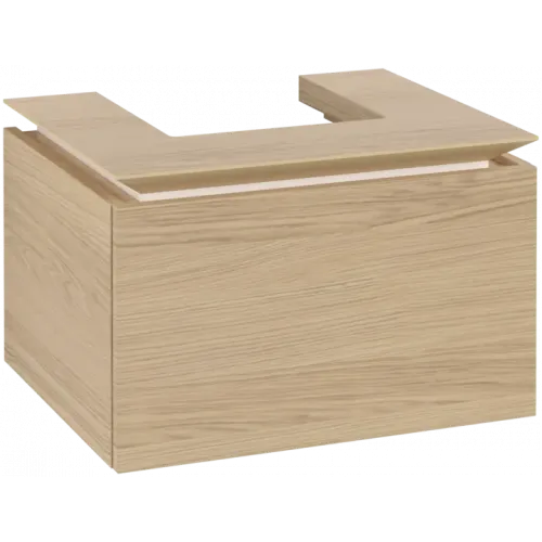 Villeroy & Boch Legato Тумба под раковину, 1 выдвижной ящик, 600 x 380 x 500 mm, Nordic Oak / Nordic Oak B73100VJ