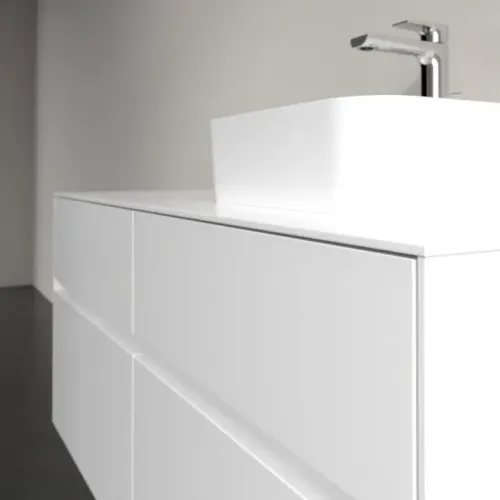 Villeroy & Boch Collaro Тумба под раковину, 4 выдвижных ящика, 1200 x 548 x 500 mm, Glossy White / Glossy White C09900DH