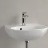 Villeroy & Boch O.novo Раковина компактная, 450 x 360 x 160 mm, Альпийский белый, с переливом 43404501