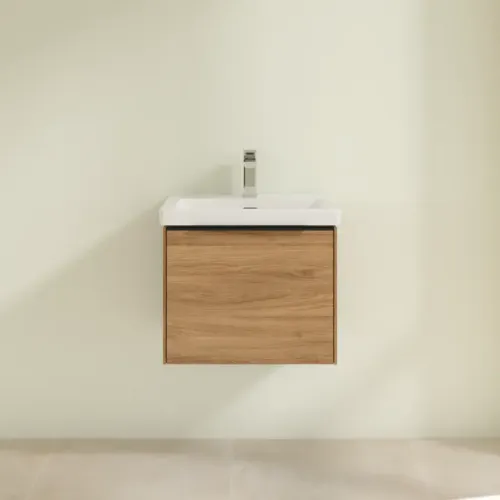 Villeroy & Boch Subway 3.0 Тумба под раковину, 1 выдвижной ящик, 523 x 429 x 448 mm, Oak Kansas C57901RH