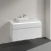 Villeroy & Boch Legato Тумба под раковину, с подсветкой, 2 выдвижных ящика, 1000 x 550 x 500 mm, Glossy White / Glossy White B681L0DH
