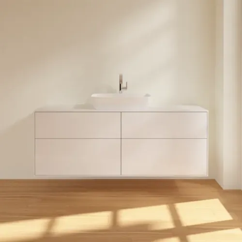 Villeroy & Boch Finion Тумба под раковину, 4 выдвижных ящика, 1600 x 603 x 501 mm, Glossy White Lacquer F85100GF