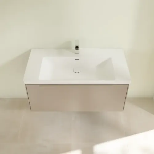 Villeroy & Boch Subway 3.0 Тумба под раковину, с подсветкой, 1 выдвижной ящик, 973 x 429 x 478 mm, Taupe C569L2VM