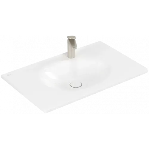 Villeroy & Boch Antao Pаковина для установки на тумбу, 800 x 500 x 150 mm, Альпийский белый CeramicPlus, без перелива 4A7581R1