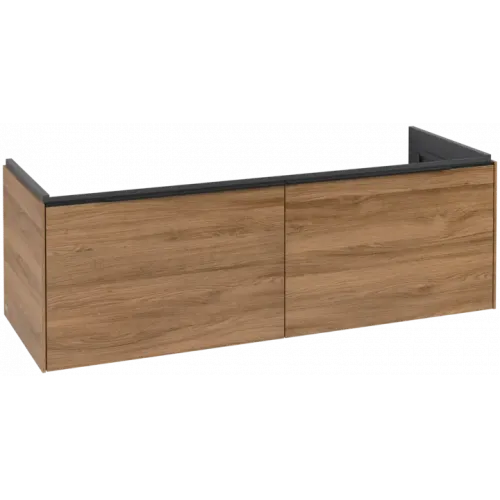 Villeroy & Boch Subway 3.0 Тумба под раковину, 2 выдвижных ящика, 1272 x 429 x 478 mm, Oak Kansas C60101RH