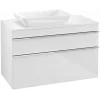 Villeroy & Boch Venticello Тумба под раковину, 2 выдвижных ящика, 957 x 606 x 502 mm, Glossy White / Glossy White A94201DH