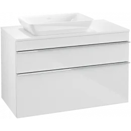 Villeroy & Boch Venticello Тумба под раковину, 2 выдвижных ящика, 957 x 606 x 502 mm, Glossy White / Glossy White A94201DH