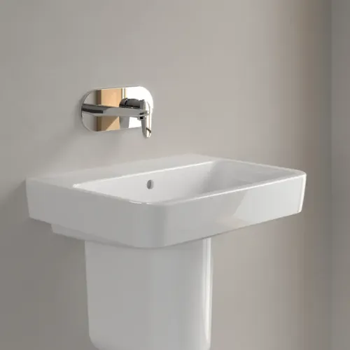 Villeroy & Boch O.novo Pаковина, 600 x 460 x 175 mm, Альпийский белый, с переливом 4A416201