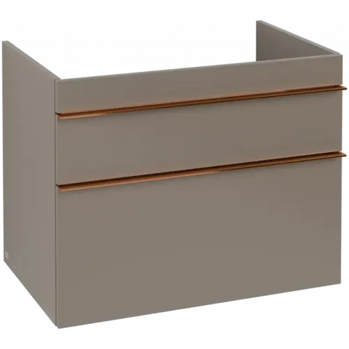 Villeroy & Boch Venticello Тумба под раковину, 2 выдвижных ящика, 753 x 590 x 502 mm, Truffle Grey / Truffle Grey A92505VG