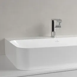 Villeroy & Boch Finion Pаковина, 800 x 470 x 165 mm, Альпийский белый CeramicPlus, без перелива, шлифованный 41688LR1