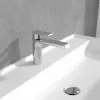 Villeroy & Boch Liberty Смеситель для раковины однорычажный с комплектом слива со стяжкой, Хром TVW10700300061