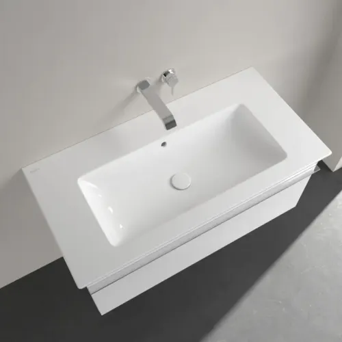 Villeroy & Boch Venticello Pаковина для установки на тумбу, 1000 x 500 x 170 mm, Альпийский белый, с переливом 4104AJ01